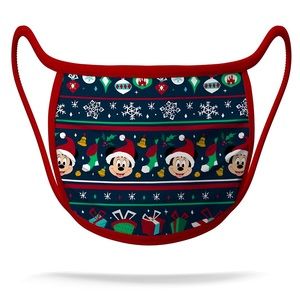 Disney Mickey Mouse Holiday Adult Large Face Mask